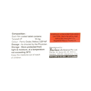 Tadalip 10 MG Tablet 10